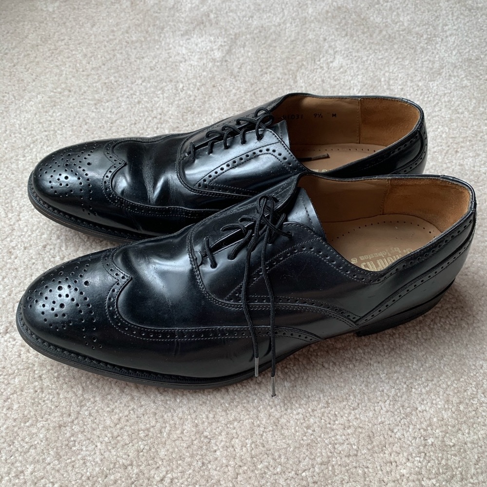 Black Oxford Dress Shoes by J Murphy
